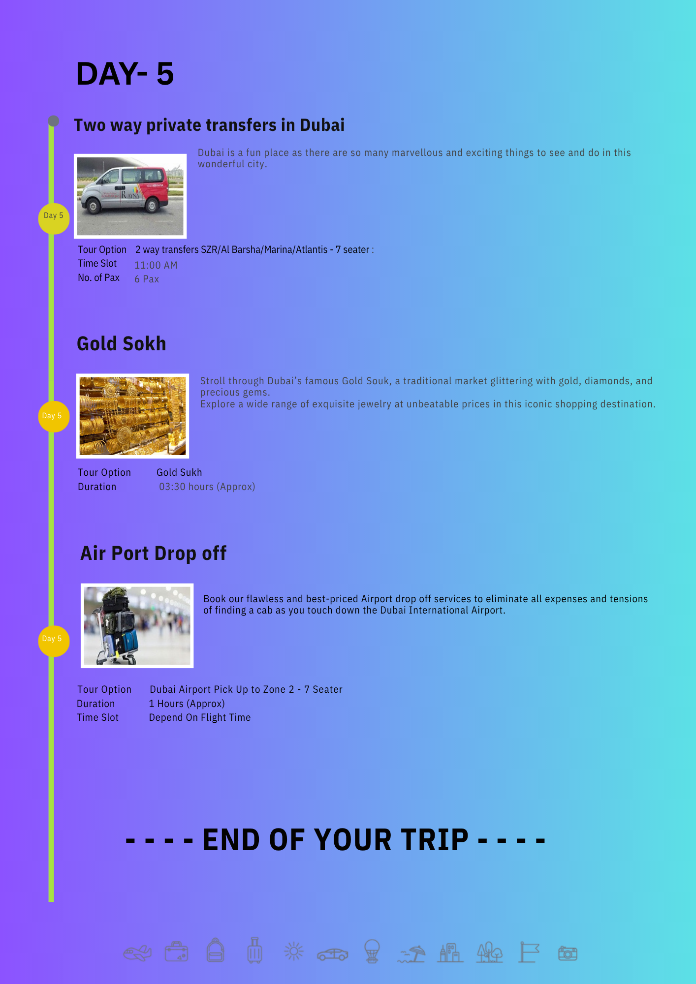 Dubai Tour Package For 6 Persons