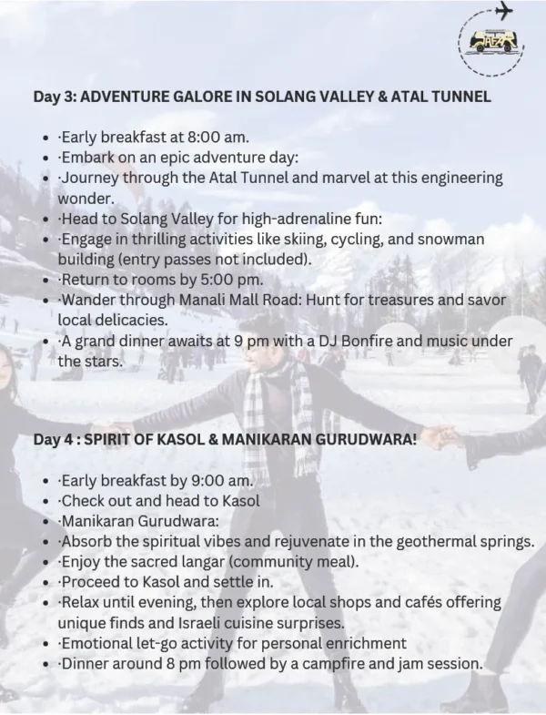 Safar Manali Trip
